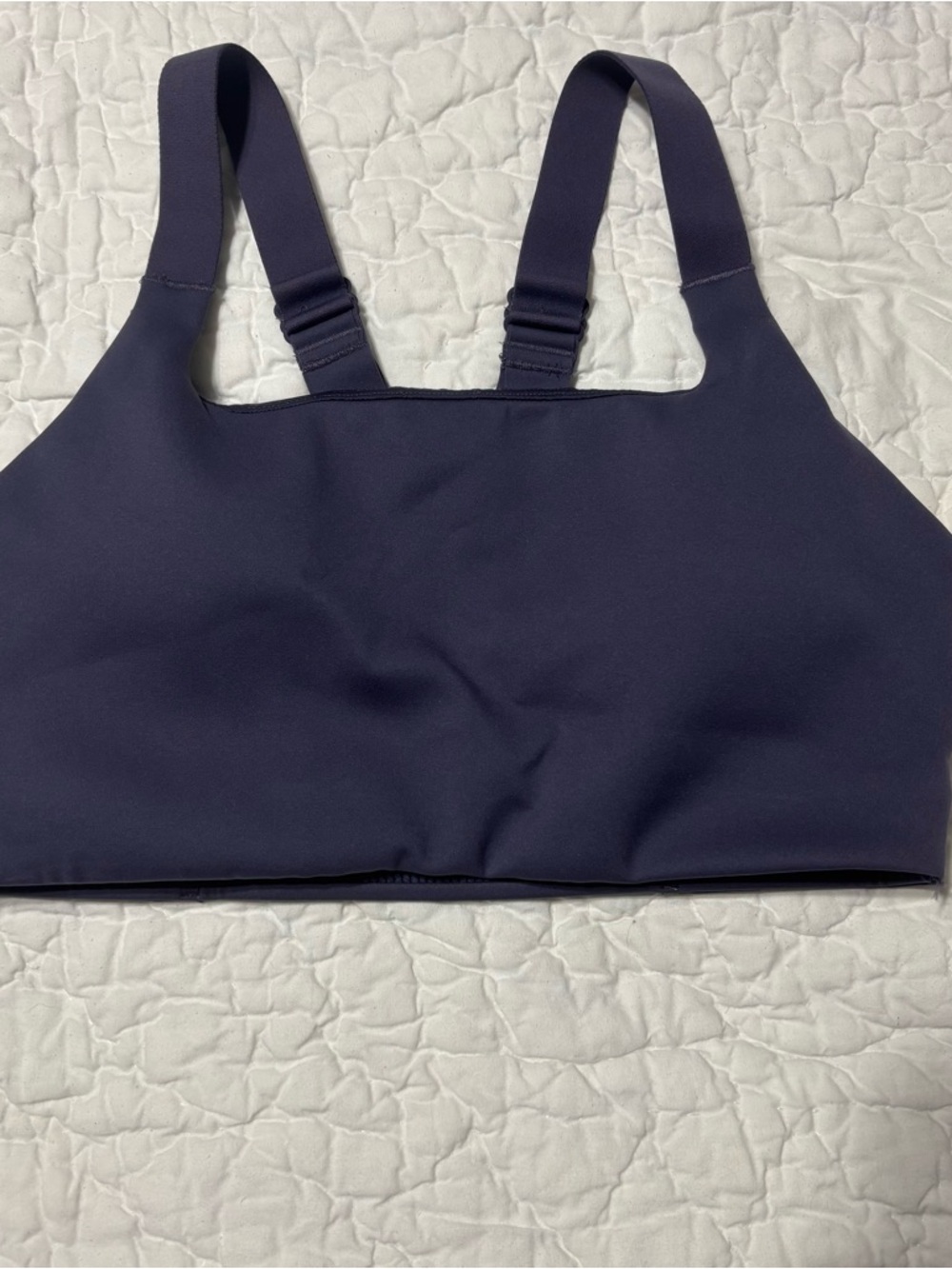 Lululemon Midnight Purple Sports Bra with Wide Straps